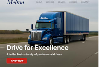 develop a logistics, freight broker, or trucking website