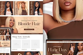 hair extension website hair extension shopify store hair extension beauty store