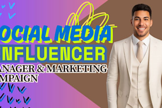find, outreach, run and manage social media influencer marketing for business
