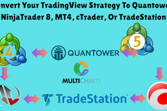 convert tradingview strategy to quantower,ninjatrader 8,mt4,ctrader,tradestation
