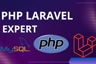 build a custom and fast website using PHP or laravel