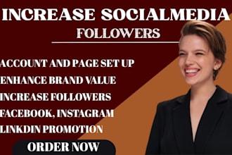 organically increase your social media followers, instagram, facebook, tiktok