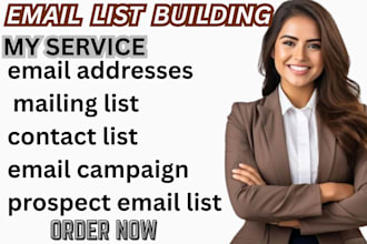generate prospect email list mailing list email collection data enrichment
