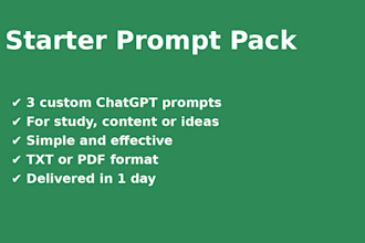 create powerful and customized ia prompts for your needs