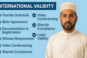 handle your online nikah ceremony legally and spiritually