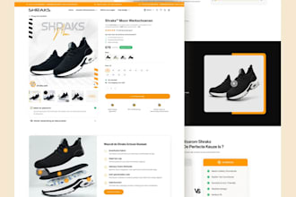 design sneakers website sneakers shopify store sneakers store shoe website