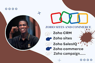 zoho sites, zoho commerce, zoho campaign, zoho salesiq, zoho crm