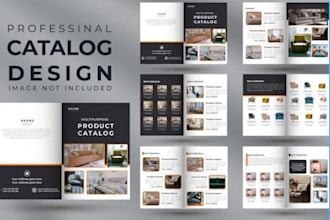 design product catalog, catalogue, brochure, magazine layout, lookbook, brochure
