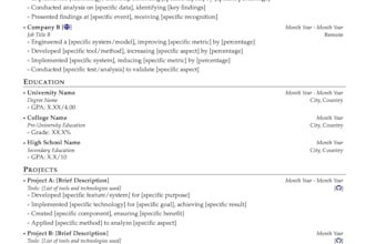 make a professional latex CV that stands out to recruiters