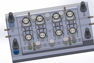 make 3d silicone, resin, injection or chocolate mold design in any cad software