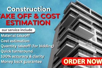 do cost estimation, quantity takeoff, material take off, construction estimation