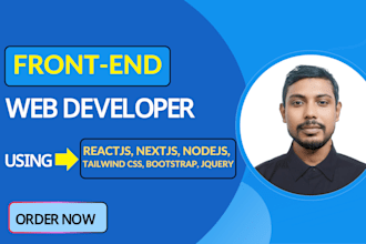 be your expert front end web developer HTML CSS tailwind CSS javascript