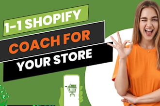 be your shopify dropshipping mentor coach consultant