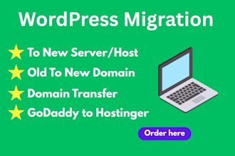 move, migration, transfer or backup on your wordpress site