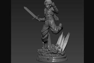sculpt 3d anime action figure,manga toy dragon ball,zbrush stl file for 3d print