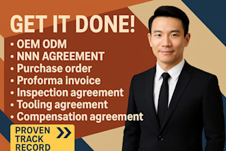 china oem odm contract terms conditions china nnn agreement mold agreement nda