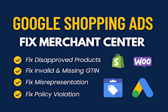 setup google shopping ads fix the merchant center feed issue