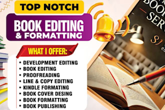 do book editing formatting and line editing