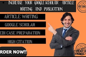 professional writing and publishing of scholarly article for eb1 visa green card