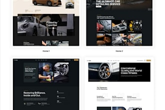 design mechanic website, spare part website design, car dealer website
