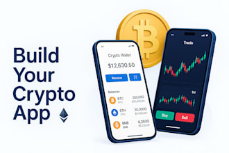 build crypto exchange crypto wallet app using node js, mongodb, mysql