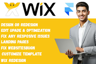 help redesign optimize edit fix webflow framer wix responsive websites issues