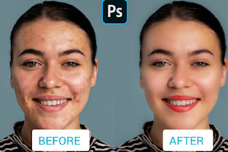 do headshot, portrait, and natural beauty retouch