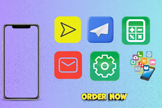 design your  app icon icon logo flat icon favicon ico