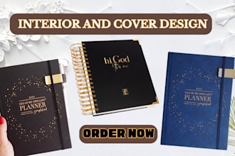 design digital journal, planner, activity book, workbook, custom fillable pdf