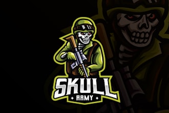 create professional military business logo design
