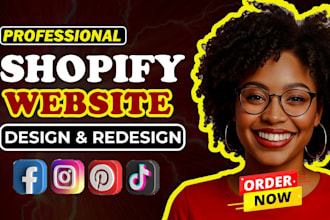 design shopify dropshipping store build shopify store or shopify print on demand
