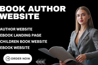 design  author website to elevate your book  brand