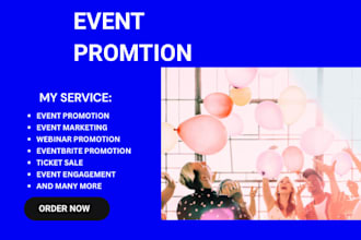 event promotion, ticket sales, eventbrite, website promotion, webinar marketing