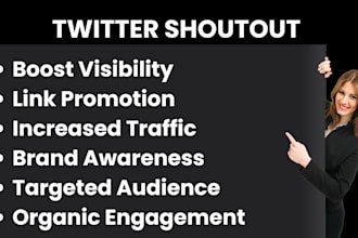 do twitter shoutout promotion website, share link, to 250m,fb,yt,ig,crypto,nft