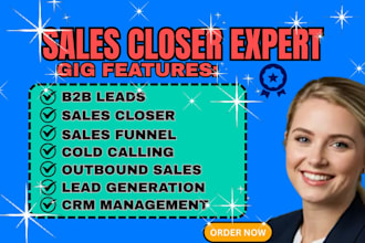 b2b linkedin marketing manager and high ticket sales closer