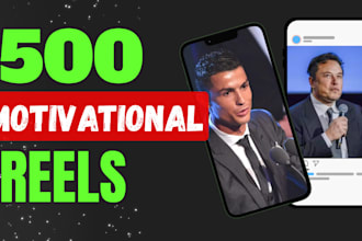 give you 500 motivational and space shorts, tiktok, reels