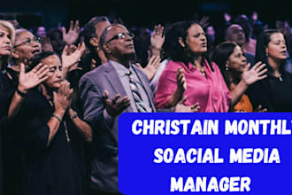 be your religion, christian monthly social media manager for church growth