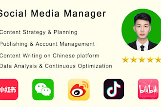 be your chinese social media manager