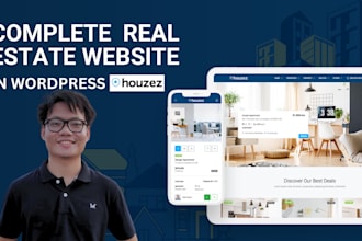 develop real estate website in wordpress using houzez theme