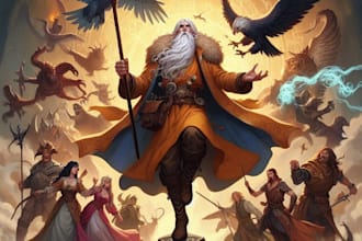 make a dnd art and dnd character art