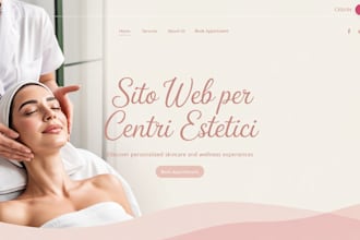 create a professional website for boost your beauty salon