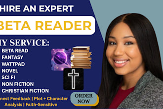 beta read, critique sci fi wattpad story novel thriller fantasy christian book