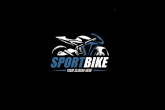 make motorcycle logo design with fastest delivery