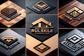 design a real estate , construction and realtor business logo