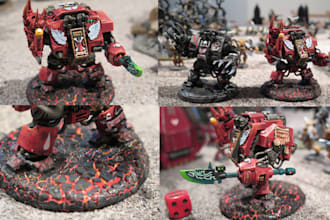 paint miniatures for warhammer 40k and age of sigmar