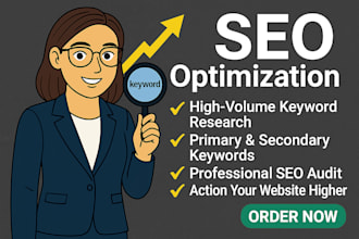 do SEO keyword research and  free audit for your website niche