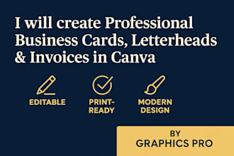 design business card, letterhead, logo or stationery items