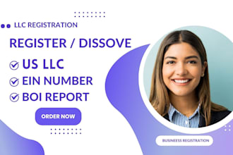 register us llc and ein number or dissolve us llc us and non usa residents