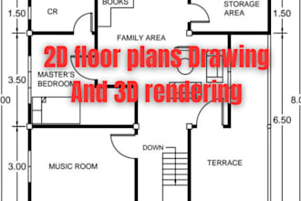 drawing architectural 3d bim model in revit 2d, 2d floorplan