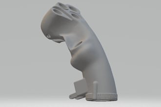 build 3d model from 3d scan file obj stp stl